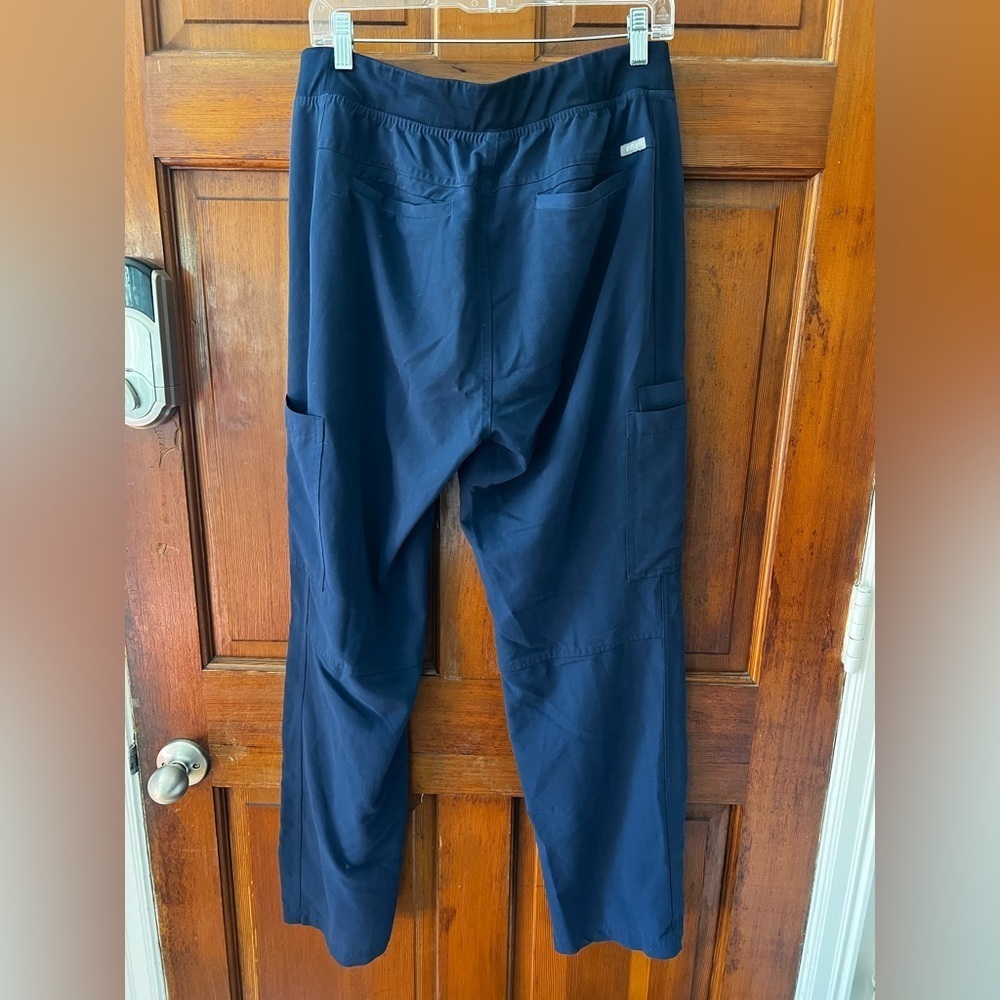 FIGS Yola Straight Leg Scrub Pants Navy Blue Women’s Large Regular - Picture 6 of 10